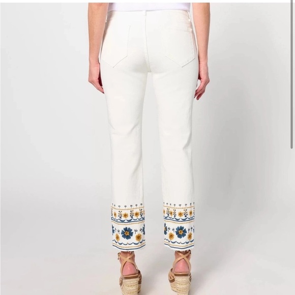 Driftwood‎ Colette Embroidered Crop Jeans Golden Gate - Picture 4 of 8